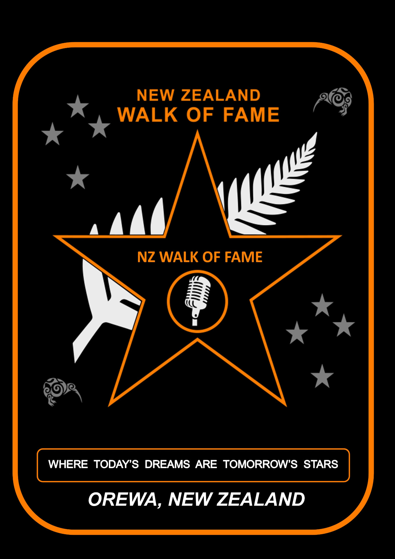 New Zealand Walk of Fame membership pin
