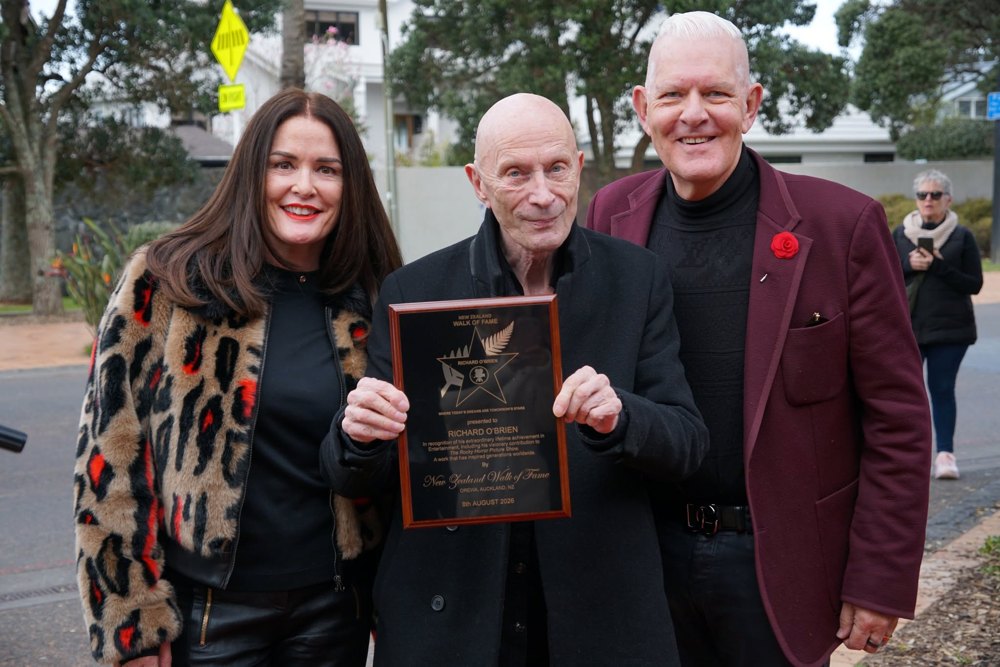 Richard O'Brien, New Zealand Walk of Fame inductee