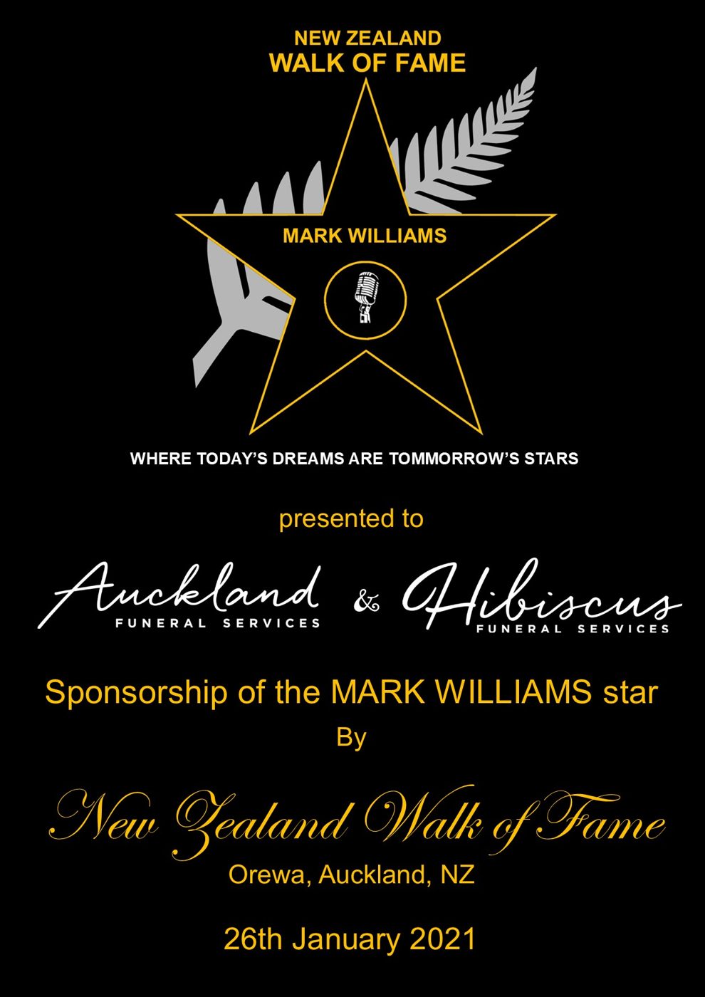 Mark Williams — Walk of Fame photo 9