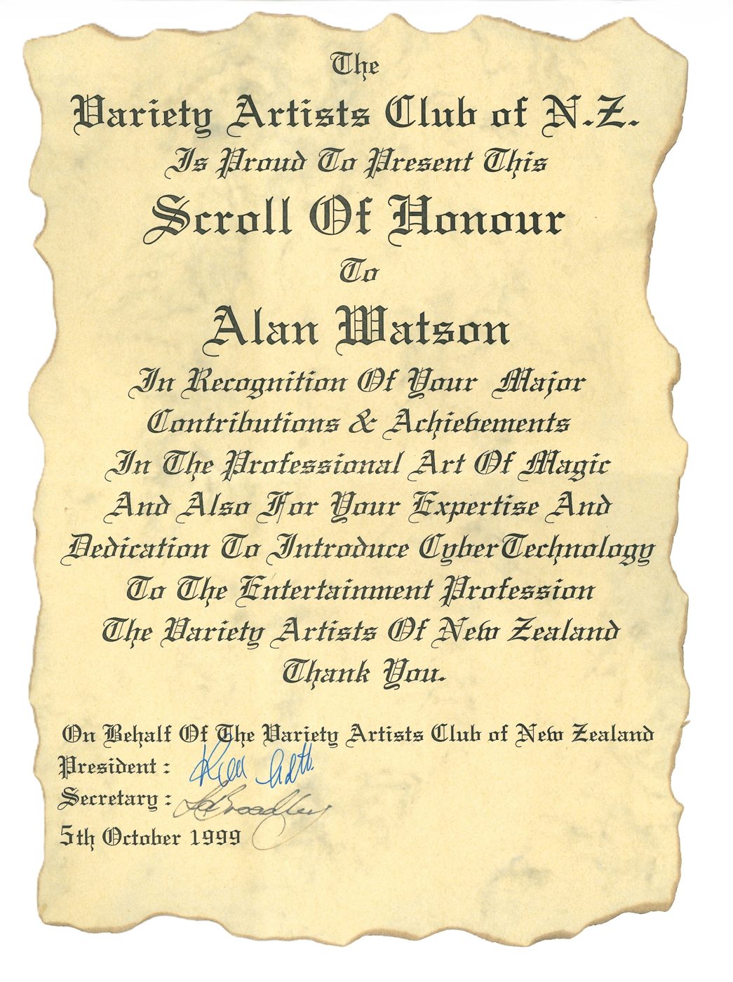 Alan Watson — Walk of Fame photo 21